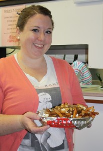 Order up! Bokie's owner Carrie Marshall Boulais is on hand to greet customers as well as serve them when needed.